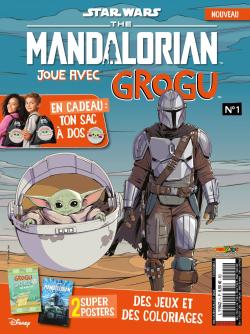 Mandalorian joue avec Grogu